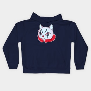 Snowball cat Kids Hoodie